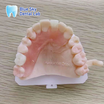 Mua Nhìn tự nhiên răng giả Valplast có thể tháo rời cho răng phía trước và phía sau online manufacture
